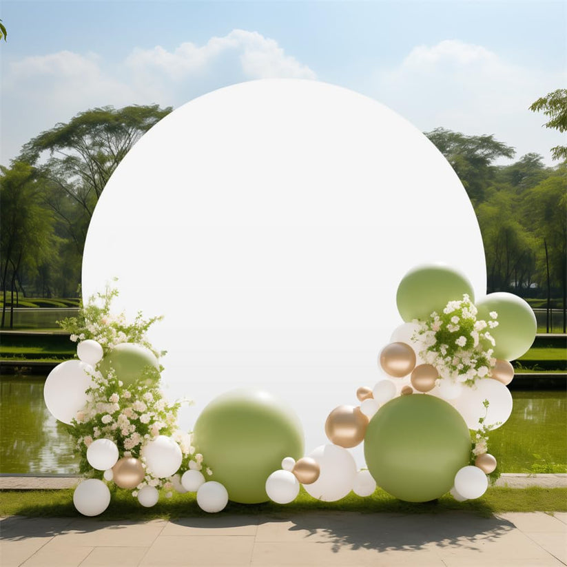 Housse d'arche ronde Garvee pour décoration de mariage et fête