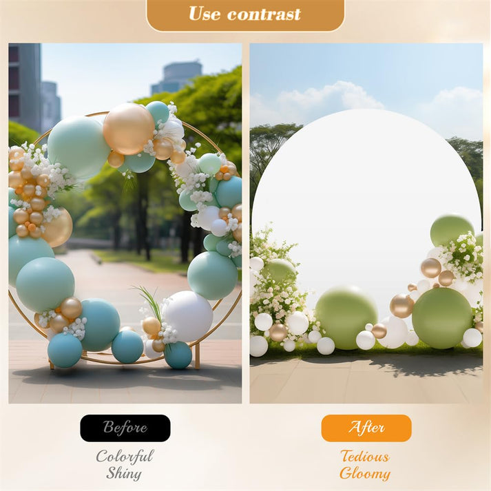 3 tailles disponibles pour arche ronde Garvee